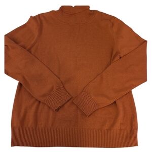 Chadwicks Vintage Orange Turtleneck Knit Sweater